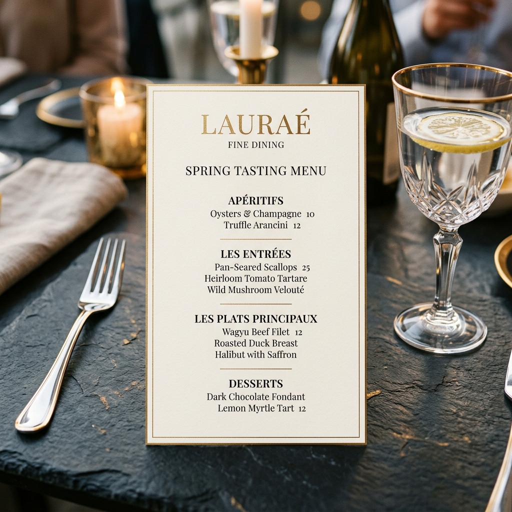 Elegant Fine Dining